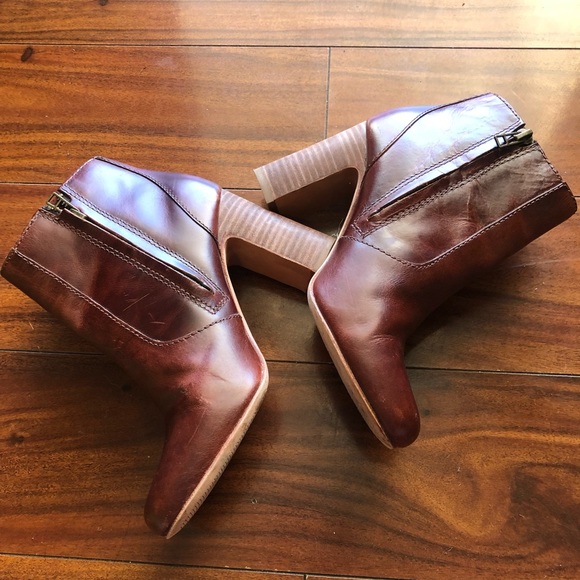 Madewell brown Sutton boots booties size 6 heels style 8637 - Picture 1 of 7